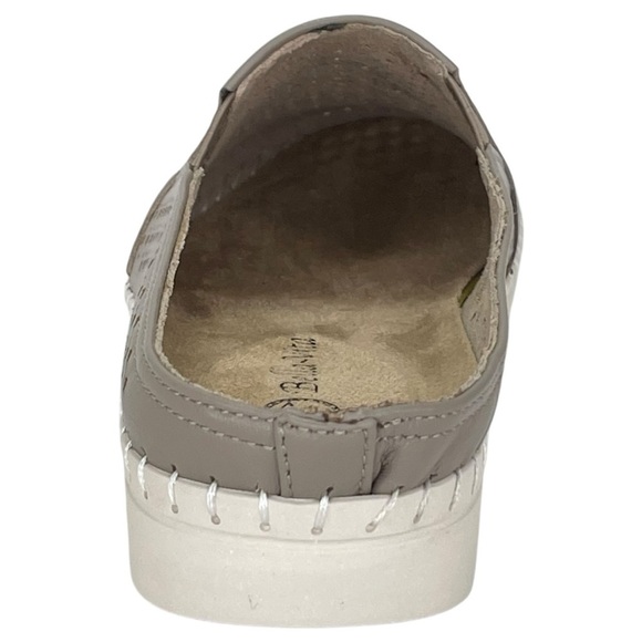 Bella Vita Refresh Taupe Leather Comfort Womens Mules Size 6M - Picture 4 of 12
